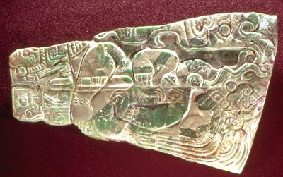 Plaque Depicting a Priest by Mayan